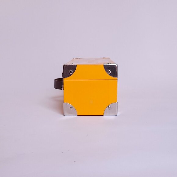 Veuve Clicquot Steamer Trunk Wine Cooler Box EUC Clicquot Cruise PARIS Mont Veuv - Picture 10 of 11